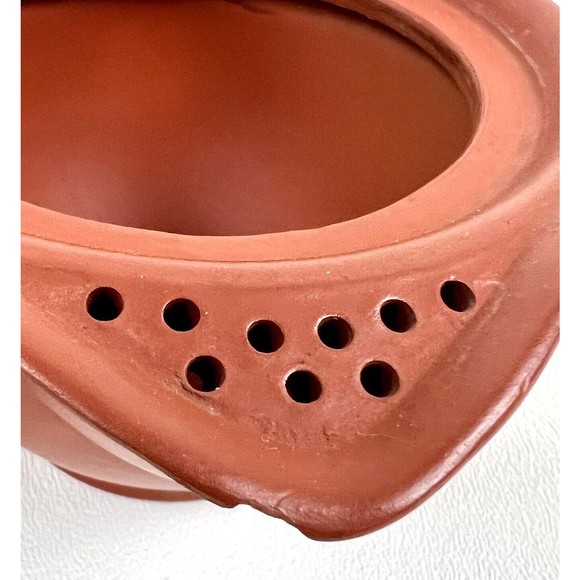 Japanese Tokoname Kyusu Handled Teapot Red Clay (Shuedi) Green Tea 4 oz 118 ml - Picture 11 of 11